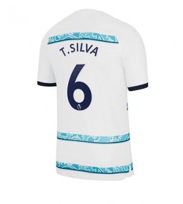 Chelsea Thiago Silva #6 Bortedrakt 2022-23 Kortermet